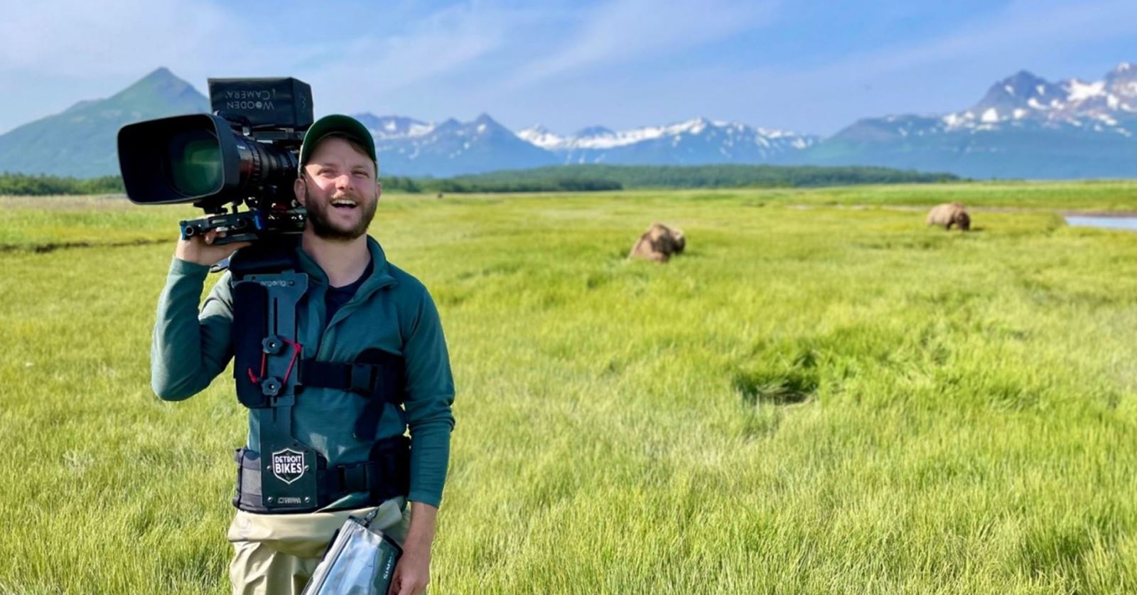 GTC new member Ollie Richards, on location in Katmai Alaska filming for Netflix’s ‘Our Universe’