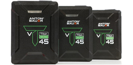 Anton Bauer's new 45WH Titon batteries 