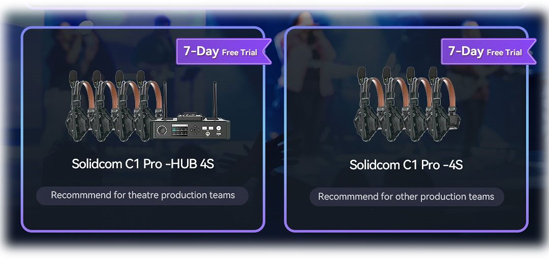 Hollyland Solidcom C1 Pro 7-Day Free Trial