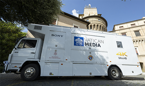Vatican Media Truck