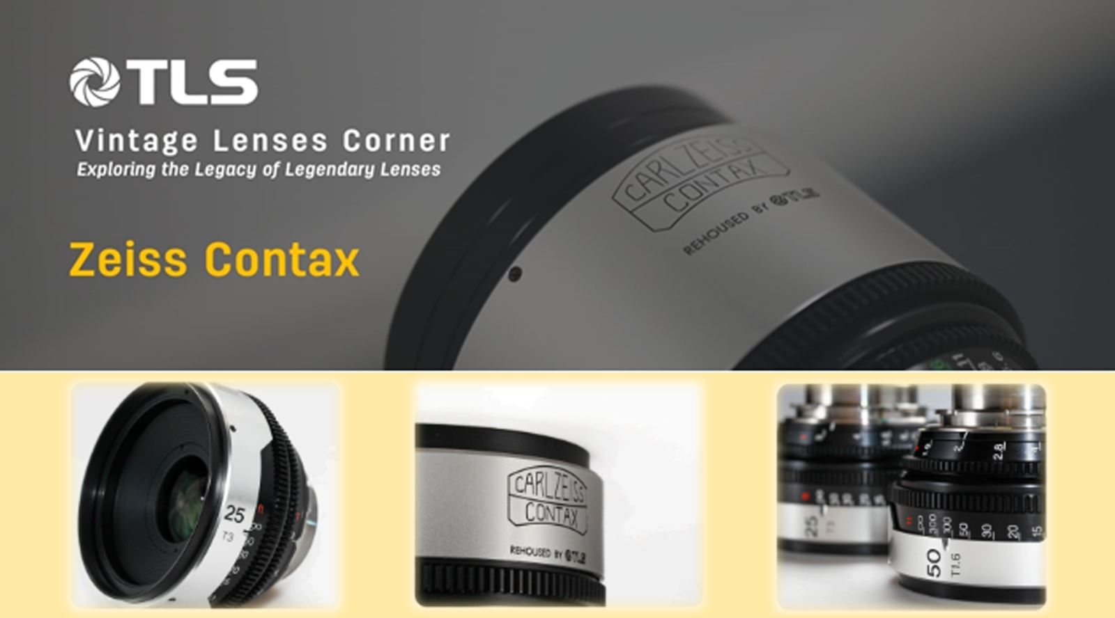 TLS Zeiss Contax Lenses