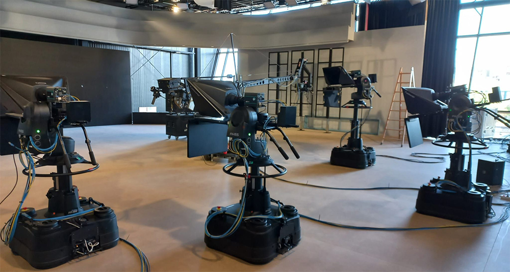 Vinten studio space for Aragón TV