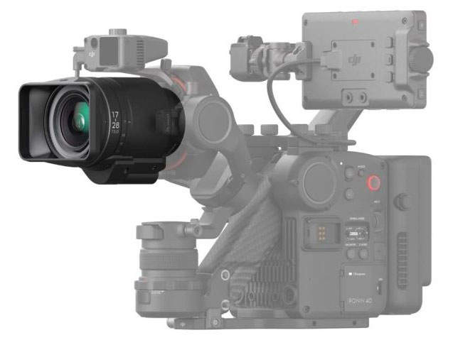 DJI Ronin 4D lens range